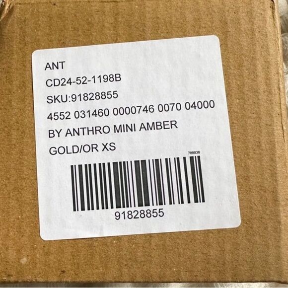 Anthropologie NWT/NIB Anthropologie The Gather Candle Ambered Topaz Mini - Picture 3 of 3